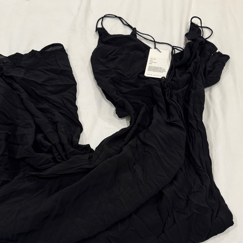 Acacia Swimwear Black Dress Jane S NWT